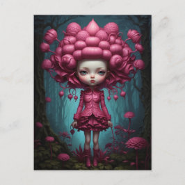 Postal Carnet Fille Inspiration Mark Riden & Tim Burton