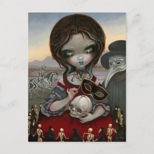 Postal "Carnevale di Morte" (Anverso)