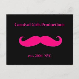 Postal Carnival Girls Productions Mustache