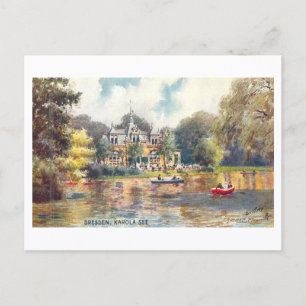 Postal Carolasee vintage en Dresde, Alemania