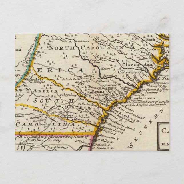 Postal Carolina (Anverso)