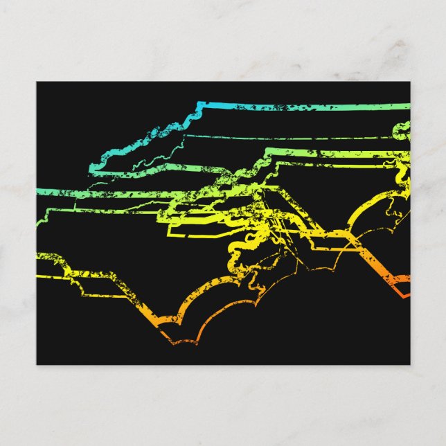 Postal carolina chill blur del norte (Anverso)