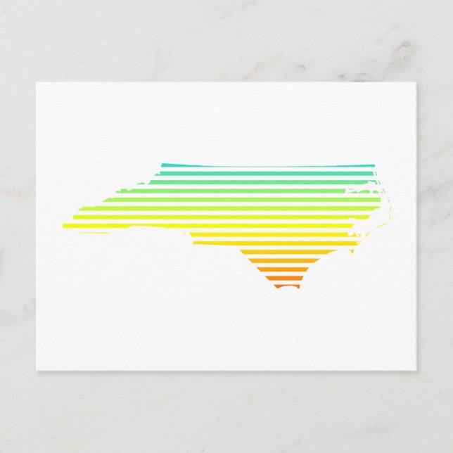 Postal carolina chill fade del norte (Anverso)