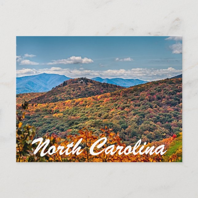 Postal carolina del Norte (Anverso)