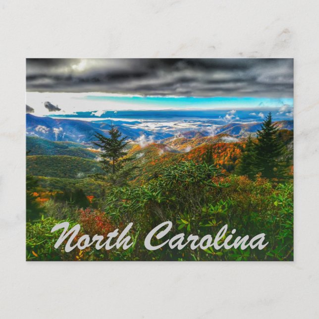 Postal carolina del Norte (Anverso)