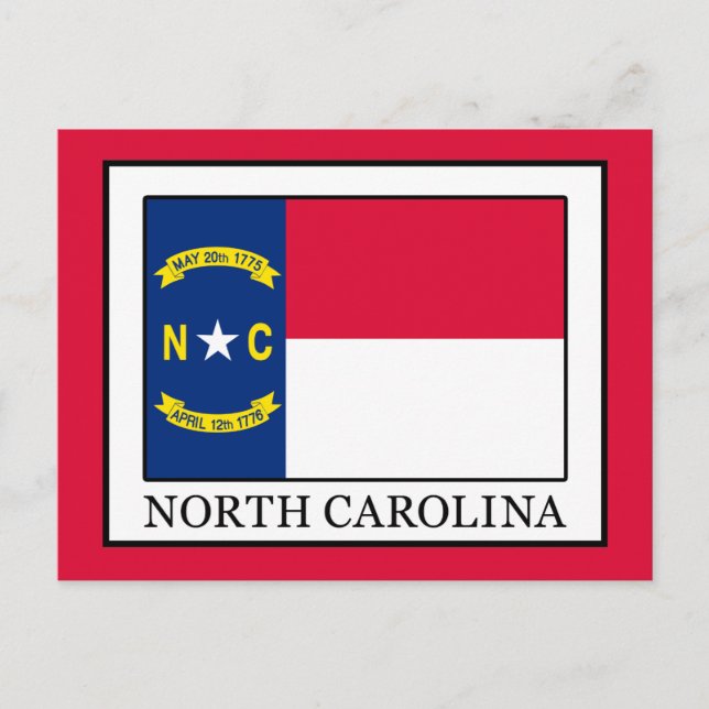 Postal Carolina del Norte (Anverso)