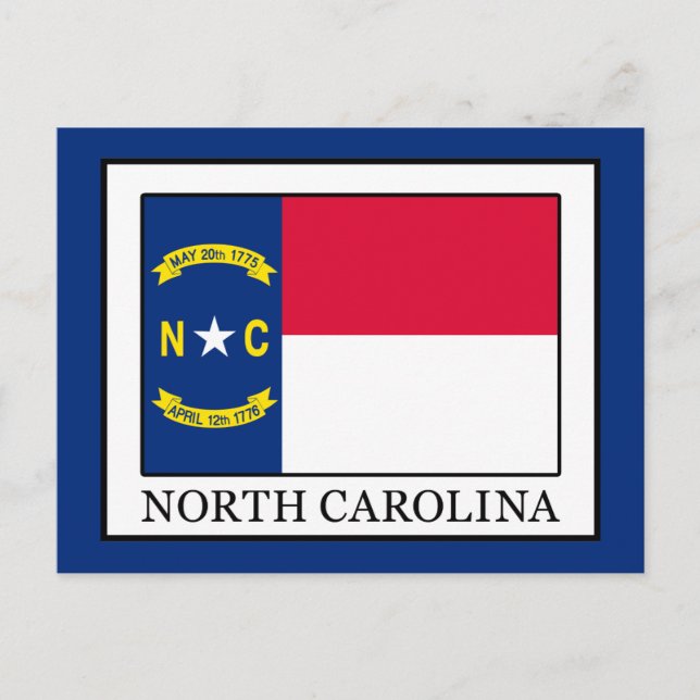 Postal Carolina del Norte (Anverso)