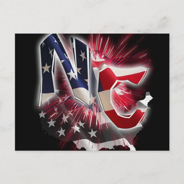 Postal carolina del Norte (Anverso)