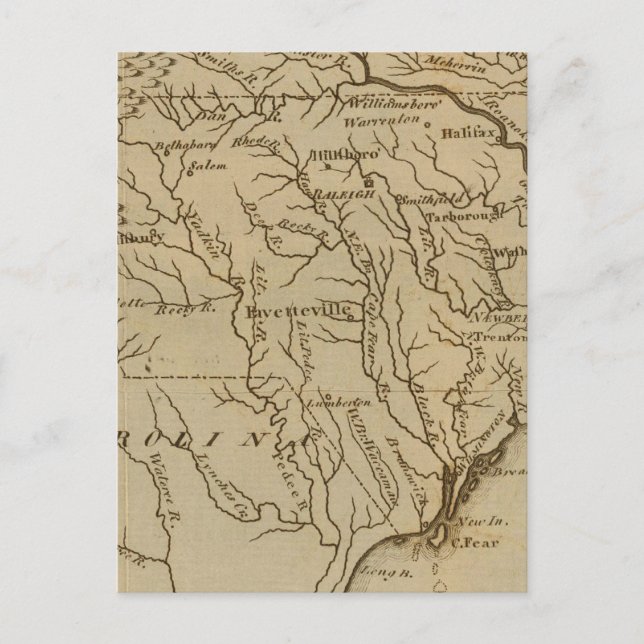 Postal Carolina del Norte (Anverso)