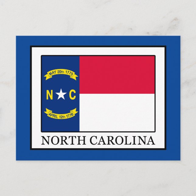 Postal Carolina del Norte (Anverso)