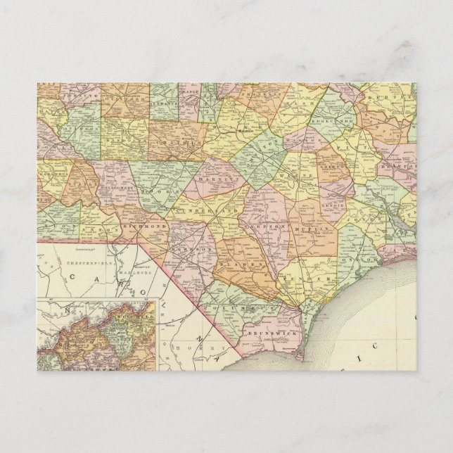 Postal Carolina del Norte (Anverso)