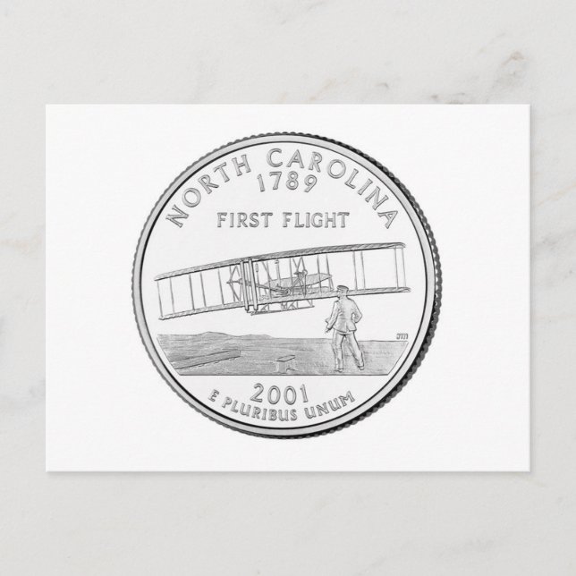Postal Carolina del Norte (Anverso)