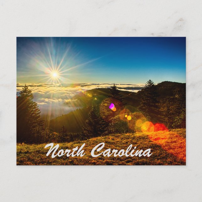Postal carolina del Norte (Anverso)
