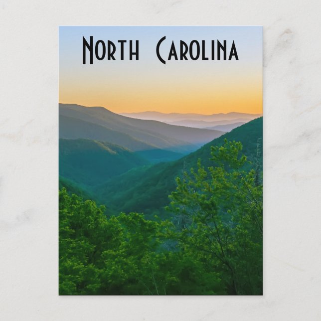Postal carolina del Norte (Anverso)