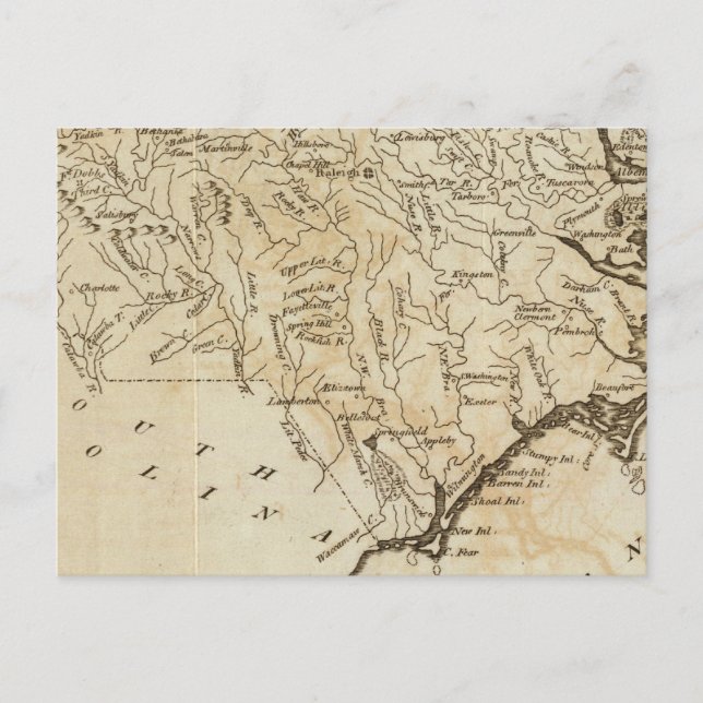 Postal Carolina del Norte 11 (Anverso)