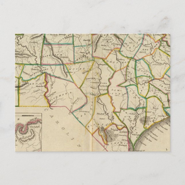 Postal Carolina del Norte 5 (Anverso)