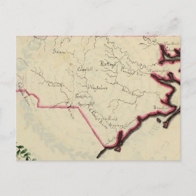 Postal Carolina del Norte 7 (Anverso)