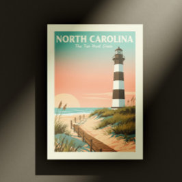 Postal Carolina del Norte Vintage