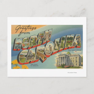 Postal Carolina del NorteEscenas de letras grandes 2
