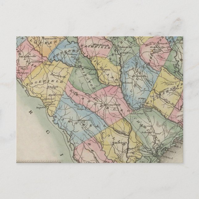 Postal Carolina del Sur 5 (Anverso)