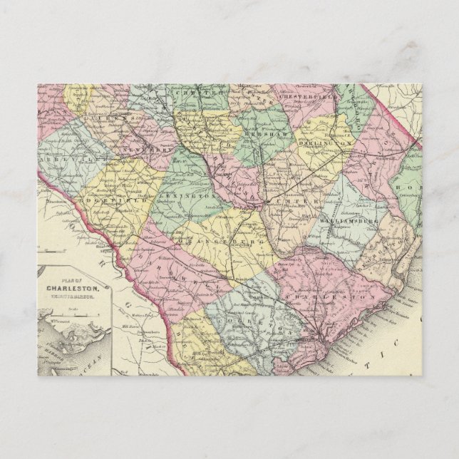 Postal Carolina del Sur 5 (Anverso)