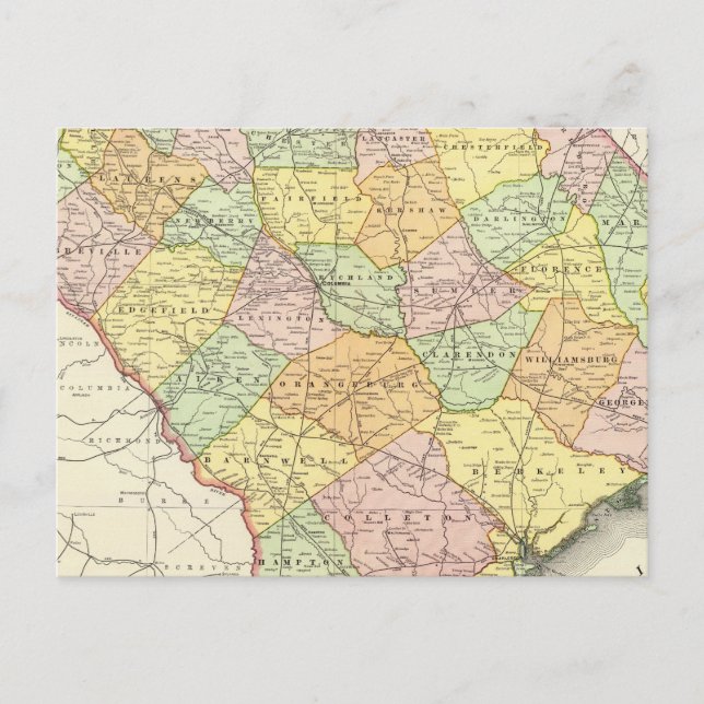 Postal Carolina del Sur 7 (Anverso)