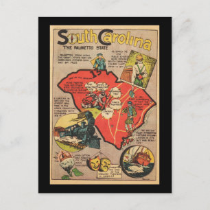 Postal Carolina del Sur El estado de Palmetto