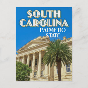 Postal Carolina del Sur Estado Palmetto