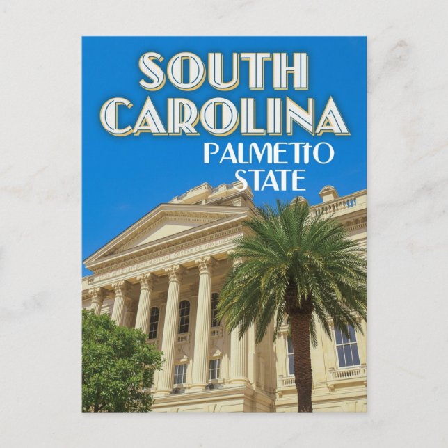 Postal Carolina del Sur Estado Palmetto (Anverso)