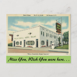 Postal Carolina del Sur, Hotel Palms, St. George