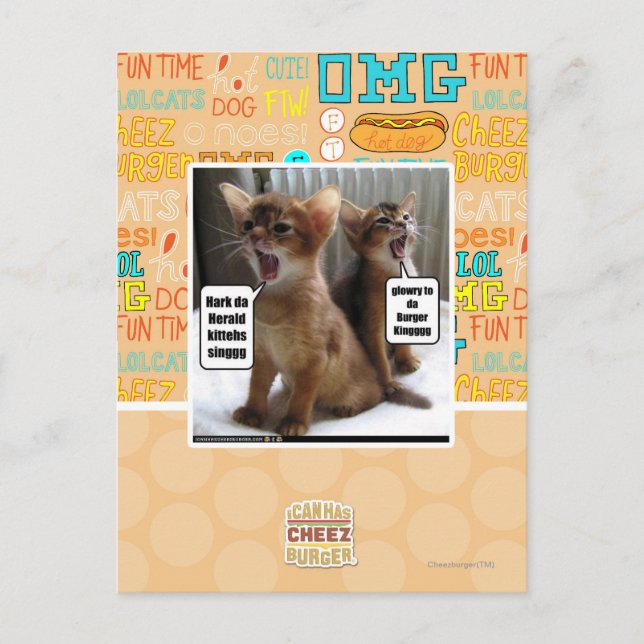 Postal Carols de Kitteh (Anverso)