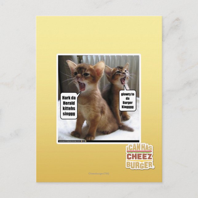 Postal Carols de Kitteh (Anverso)