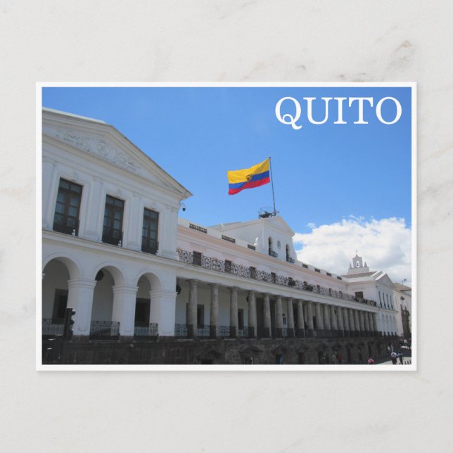 Postal carondelet palace quito (Anverso)