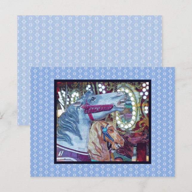 Postal Carousel Horse Race (Anverso / Reverso)