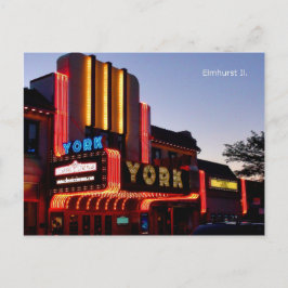 Postal Carpa del teatro de York, gema restaurada en