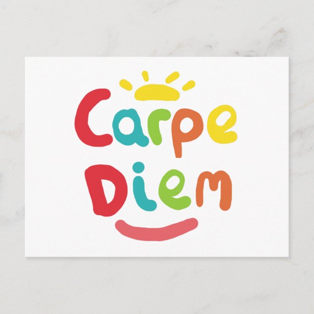 Postal Carpe Diem (Anverso)