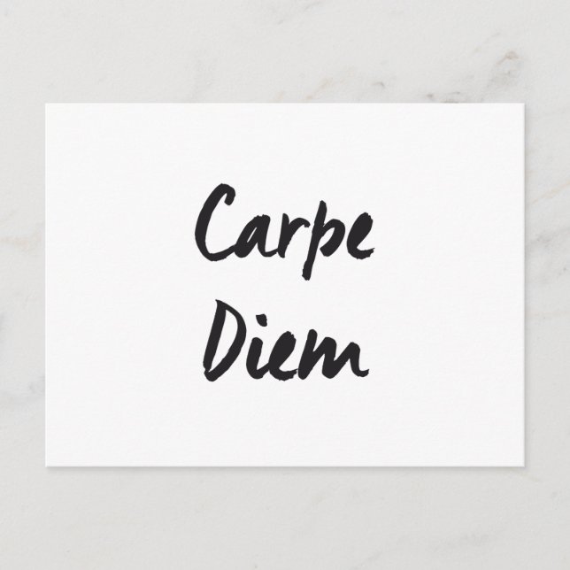 Postal Carpe diem (Anverso)