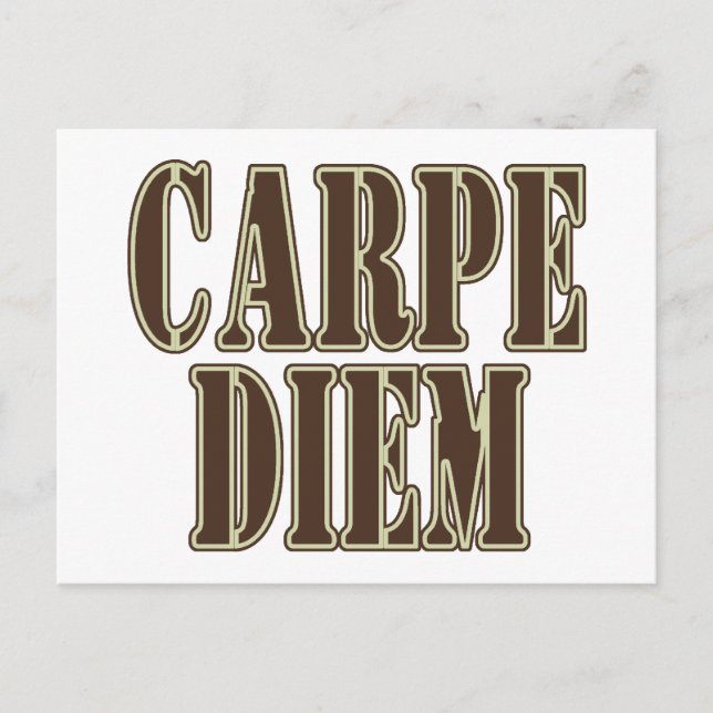 Postal Carpe Diem (Anverso)