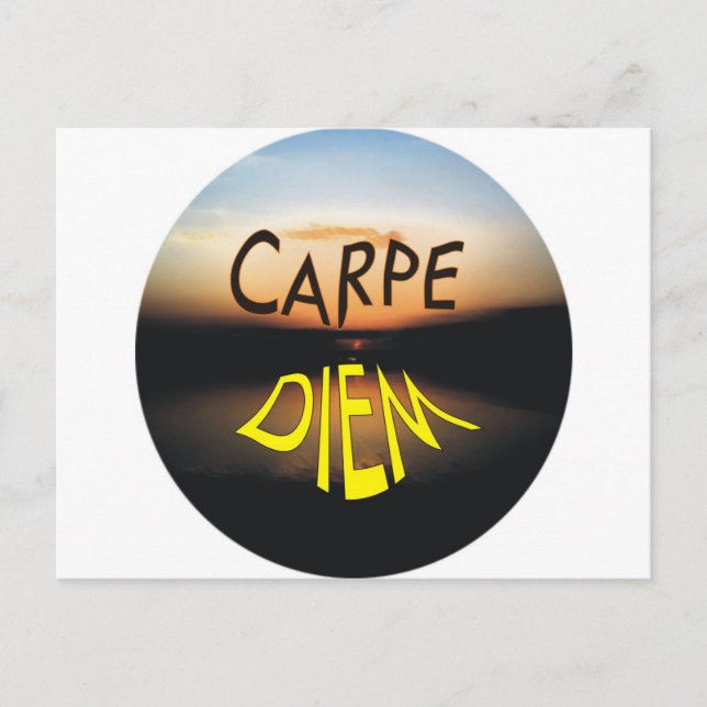 POSTAL CARPE DIEM (Anverso)