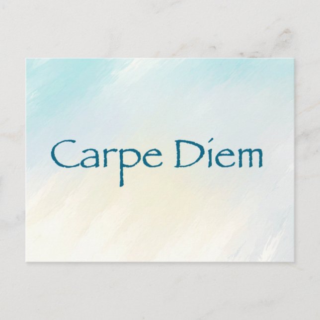 Postal Carpe Diem Postcard (Anverso)
