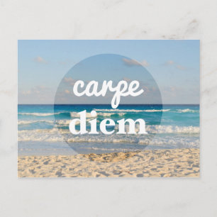 Postal Carpe Diem Postcard