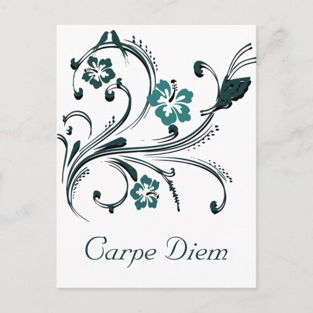 Postal Carpe Diem Postcard (Anverso)