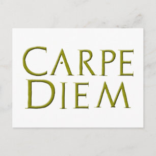 Postal Carpe Diem Postcard