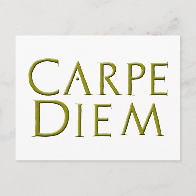Postal Carpe Diem Postcard (Anverso)