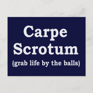 Postal Carpe Scrotum