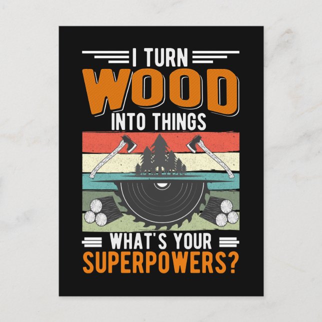 Postal Carpenter Dad Woodwork Craftsman Husband (Anverso)