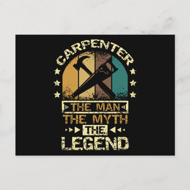 Postal Carpenter The Man The Myth The Legend (Anverso)