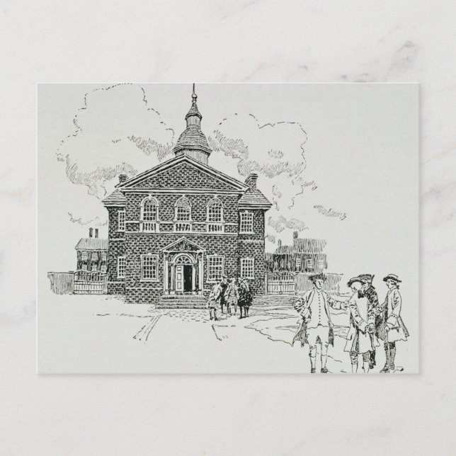 Postal Carpenter's Hall Philadelphia (Anverso)