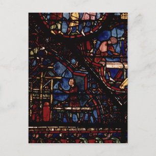 Postal Carpinteros en el trabajo, de la vida de San Pedro