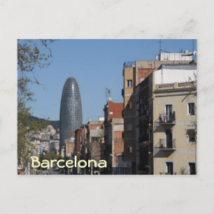 Postal Carrer de Badajoz y Torre Agbar, Barcelona